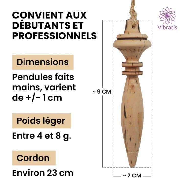 fiche technique d'un pendule de thot
