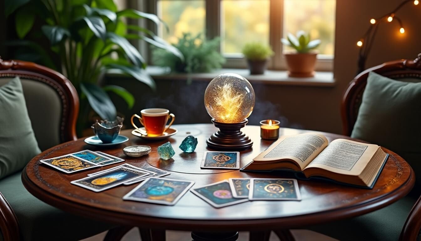 Découvrez les différentes méthodes des arts divinatoires pour lire l'avenir. De la cartomancie à l'astrologie, explorez un panorama fascinant des pratiques qui révèlent les mystères du futur.