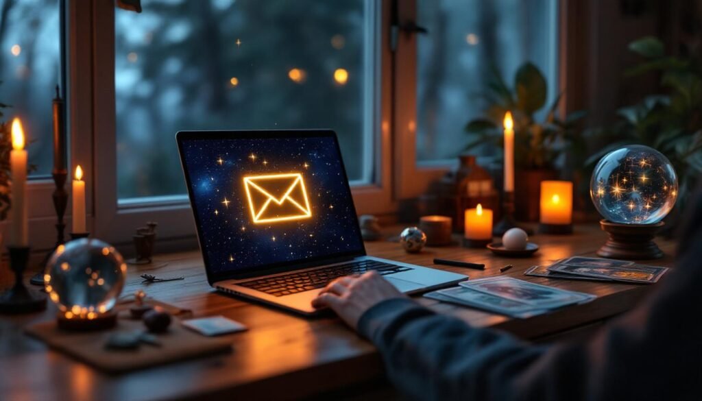 découvrez la voyance par mail : une consultation discrète, rapide et personnalisée pour obtenir des réponses claires à vos questions sur l'amour, le travail ou l'avenir. profitez de l'expérience de voyants professionnels, en toute confidentialité.