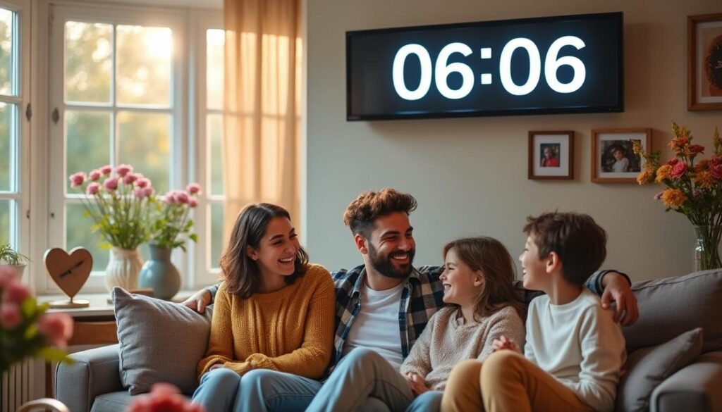 découvrez la signification de l'heure miroir 06:06 et comment elle peut apporter amour, harmonie et compassion au sein de votre famille. interprétez ce message pour renforcer les liens familiaux et vivre en paix ensemble.