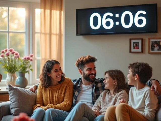 Harmonisez votre famille avec l’heure miroir 06:06 : un message d’amour et de compassion.