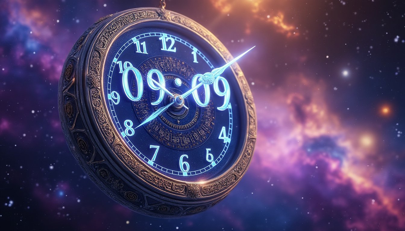 découvrez la signification de l'heure miroir 09:09 : symbole de renouveau et de fin de cycle, elle annonce le début d'une nouvelle ère dans votre vie. interprétations et conseils pour comprendre ce message spirituel.