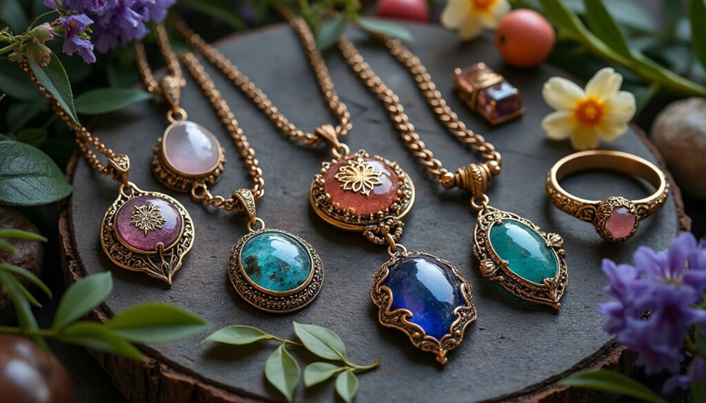 Découvrez notre collection de talismans protecteurs et bijoux énergétiques conçus pour vous apporter équilibre, protection et bien-être au quotidien. Trouvez le bijou qui vous correspond !