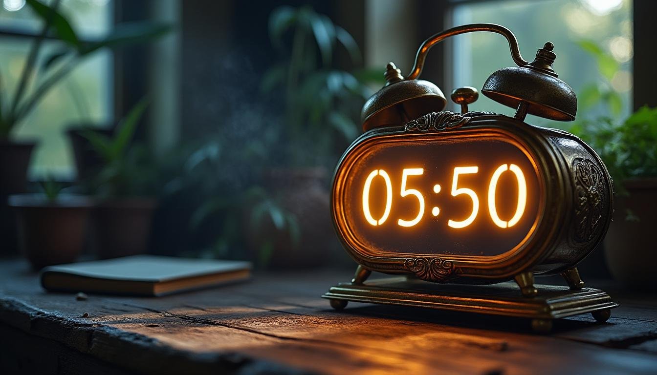 découvrez la signification de l'heure miroir 05h50 et comment ce message peut annoncer un changement imminent pour transformer votre vie de manière positive.
