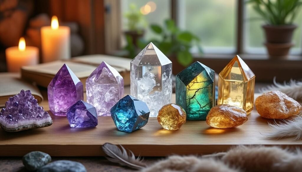 Découvrez le pouvoir magique des pierres et des cristaux avec notre guide complet. Apprenez à utiliser leurs énergies pour le bien-être, la guérison et la protection.
