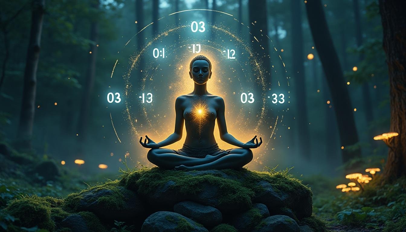 découvrez l'heure miroir 03:33, un signe puissant vous invitant à éveiller votre créativité et à recevoir une guidance spirituelle pour votre chemin de vie.