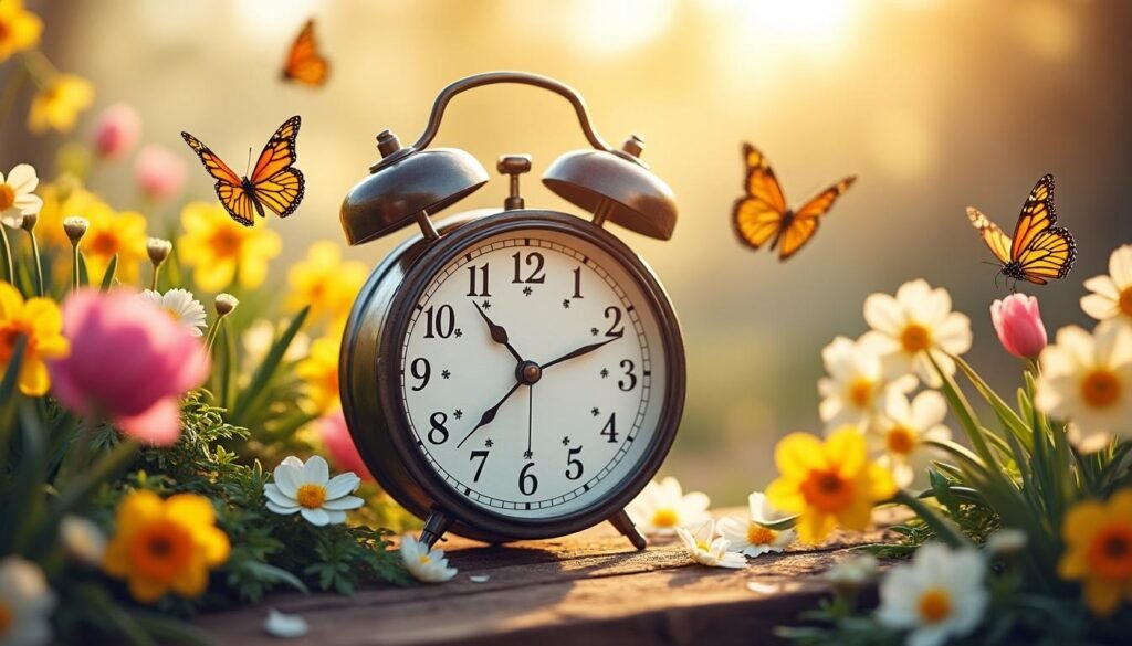 découvrez la signification de l'heure miroir 05:55, symbole de transformation profonde et d'opportunités à saisir pour un nouveau départ.