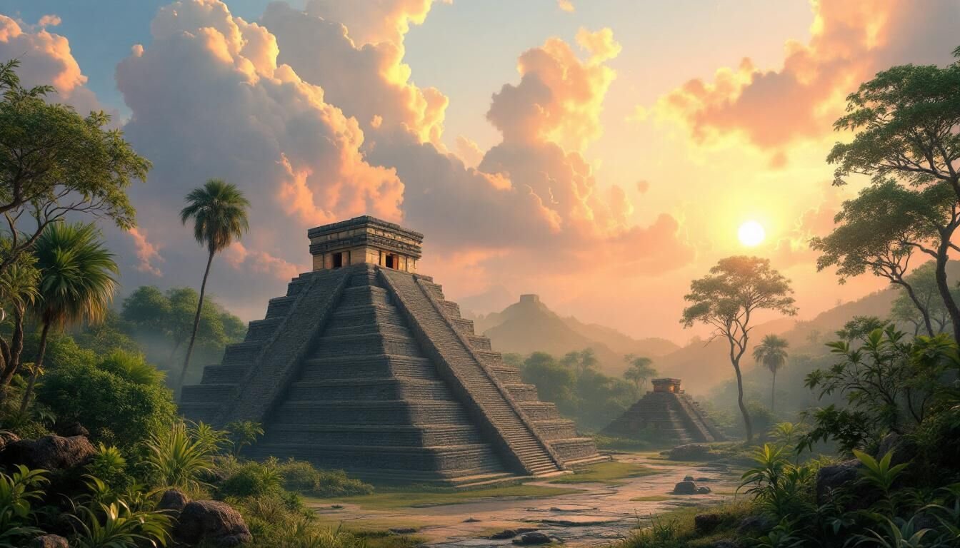 temple maya , origine de l'etude de la culture maya